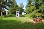 Forêt communale de coat bré : expo le vélo photo de Madame Yvonne